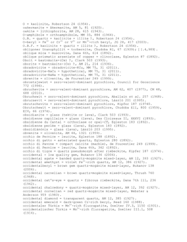 Oakite = Lithiophorite, AM 28, 615 (1943)