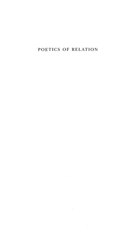 Poetics of Relation