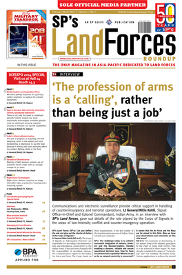 'The Profession of Arms Is a 'Calling', Rather Than Being Just a Job'