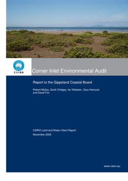 Corner Inlet Environmental Audit