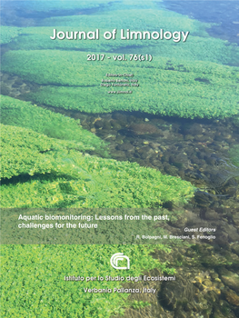 Aquatic Biomonitoring: Lessons from the Past, Challenges for the Future Guest Editors R
