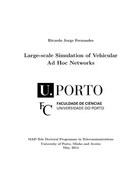 Large-Scale Simulation of Vehicular Ad Hoc Networks
