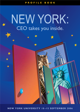NEW YORK: CEO Takes You Inside