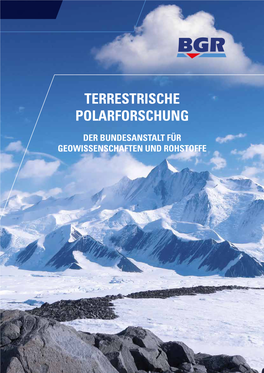 Terrestrische Polarforschung Der Bundesanstalt Für
