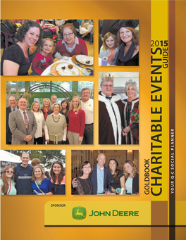 CHARITABLE EVENTS 2015 CHARITABLE FEATURES EVENTS GUIDE, So Much More Than Just a Suit