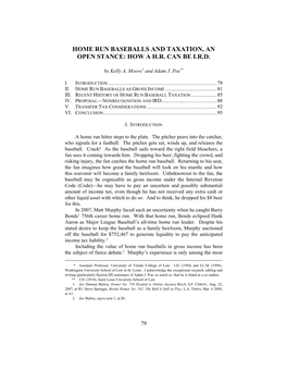 Texas Tech Law Review Shell Document