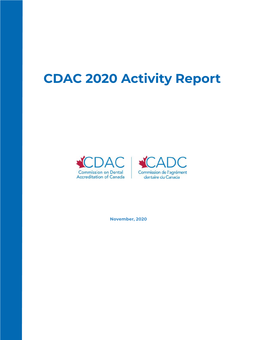 2020 November CDAC Activity Report-Website