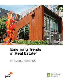 Emerging Trends in Real Estate®