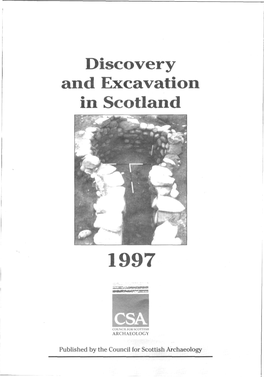 Discovery and Excavation in Scotland