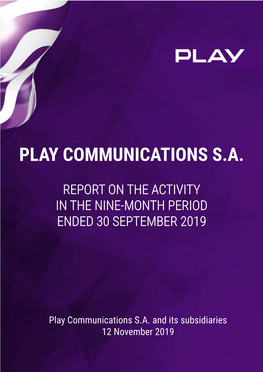 Play Communications S.A