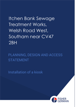 Itchen Bank Sewage Treatment Works, Welsh Road West, Southam Near CV47 2BH
