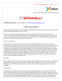 Nuova Simonelli S.P.A