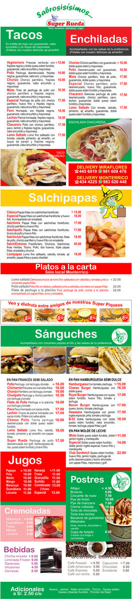 Super Rueda Pechuga De Pollo 17.50 Desmenuzada Con Golf, Hamburguesa De Especial Doble Queso Edam Fundido, 14.00 Res, Queso Edam Fundido Y Huevo Frito