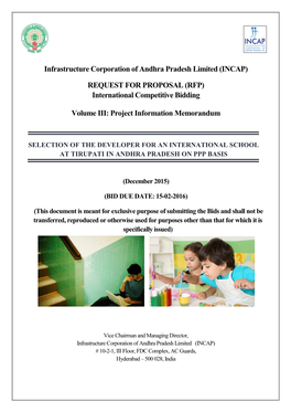 RFP for Tirupati International School