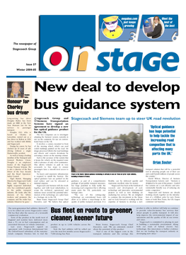 New Deal to Develop Bus Guidance System