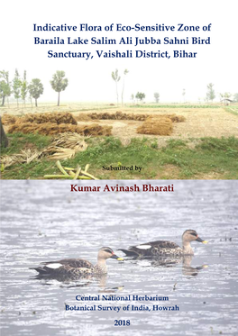 Indicative Flora of Eco-Sensitive Zone of Baraila Lake Salim Ali Jubba Sahni Bird