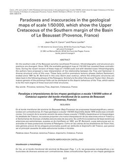 Paradoxes and Inaccuracies in the Geological Maps of Scale 1/50 000