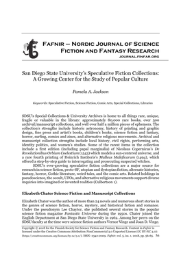 Fafnir – Nordic Journal of Science Fiction and Fantasy Research Journal.Finfar.Org