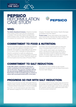 Pepsico Case Study