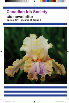 Canadian Iris Society Cis Newsletter Spring 2011 Volume 55 Issue 2