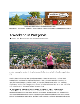 A Weekend in Port Jervis | Hudson Velley | New York by Rail