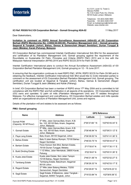 R9305/16-2 IOI Corporation Berhad – Gomali Grouping ASA-02 11 May 2017