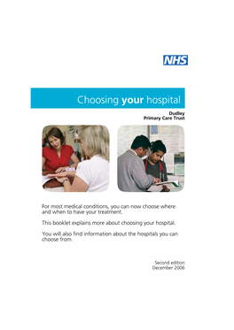 Choosing Your Hospital Booklet
