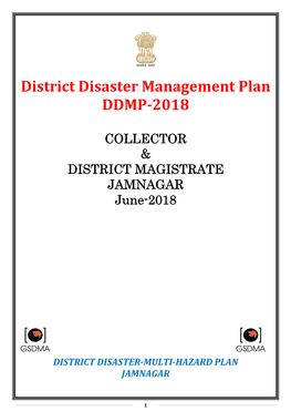 District Disaster Management Plan DDMP-2018