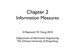 Information Measures