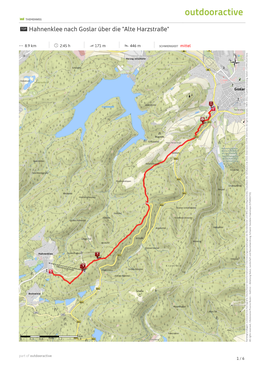 Hahnenklee Nach Goslar Über Die 