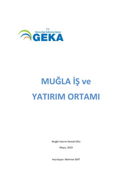 MUĞLA İŞ Ve YATIRIM ORTAMI