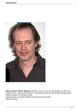 Steve Buscemi