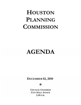 Houston Planning Commission