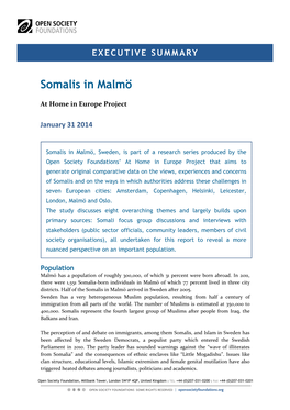 Somalis in Malmö
