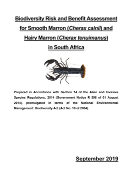 And Hairy Marron (Cherax Tenuimanus) in South Africa