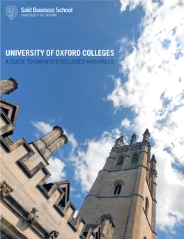 University of Oxford Colleges