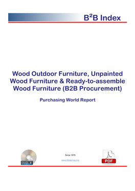 Wood Outdoor Furniture, Unpainted Wood Furniture & Ready-To