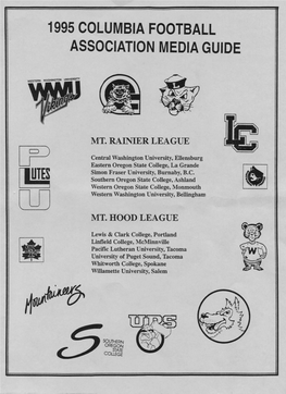 1995 Columbia Football Association Media Guide