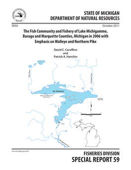 Michigan Department of Natural Resources Fisheries Division