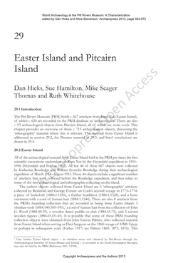 Easter Island and Pitcairn Island