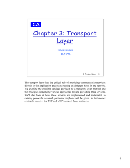 Chapter 3: Transport Layer