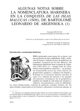 De Bartolomé Leonardo De Argensola (1)