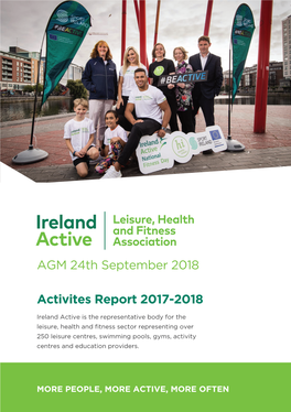 Activites Report 2017-2018 AGM 24Th September 2018