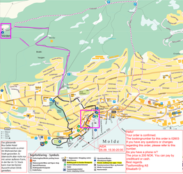 Molde Bykart 2012 Touristmap