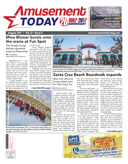 Santa Cruz Beach Boardwalk Expands Erating Officer of Fun Spot First Drop That Belies Its Height