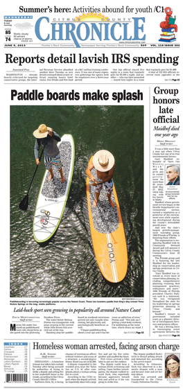 Paddle Boards Make Splash Honors Late Official Maidhof Died One Year Ago