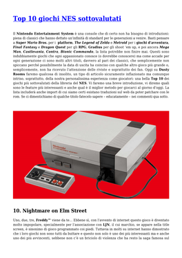 Top 10 Giochi NES Sottovalutati,Star Fox