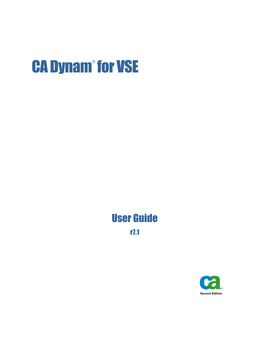 CA Dynam for VSE User Guide