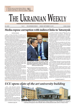 The Ukrainian Weekly 2013, No.37