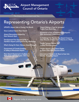 Representing Ontario's Airports